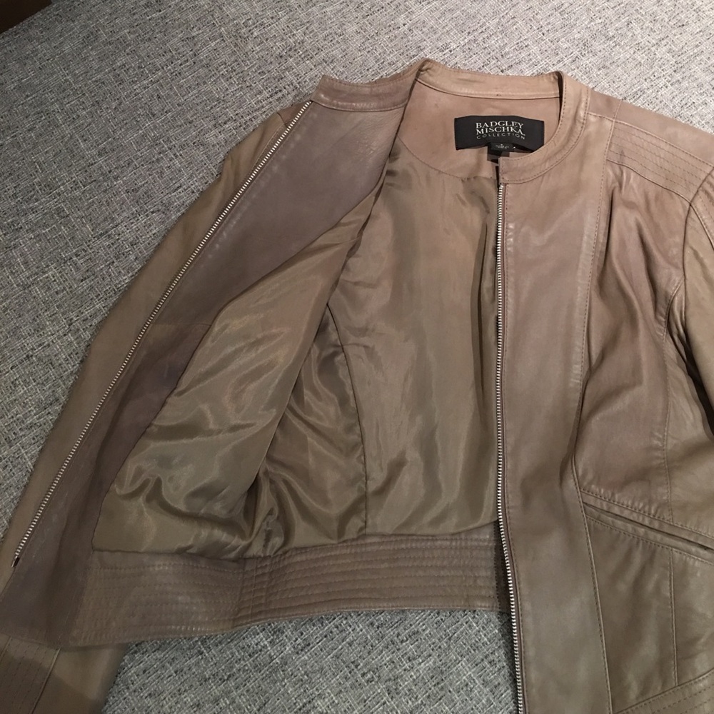 Badgley Mischka leather jacket - Picture 4 of 4