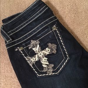 Miss Me straight cut size 27 jeans