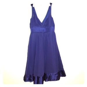 Blue chiffon dress