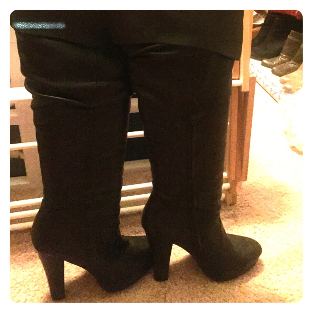 Beautiful high-heeled boots
