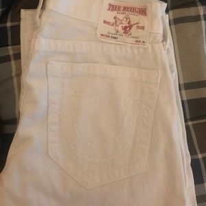 True Religion white jeans