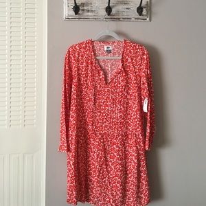 Red and White Small Old Navy Dress - NEW WITH TAGS