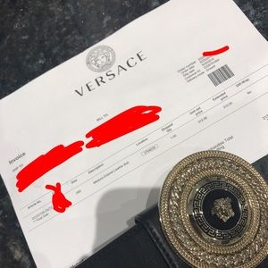 Authentic Versace Belt