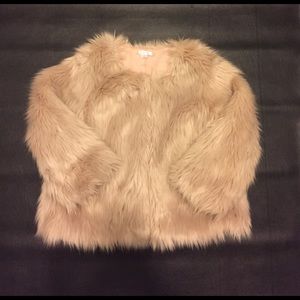 Faux fur coat
