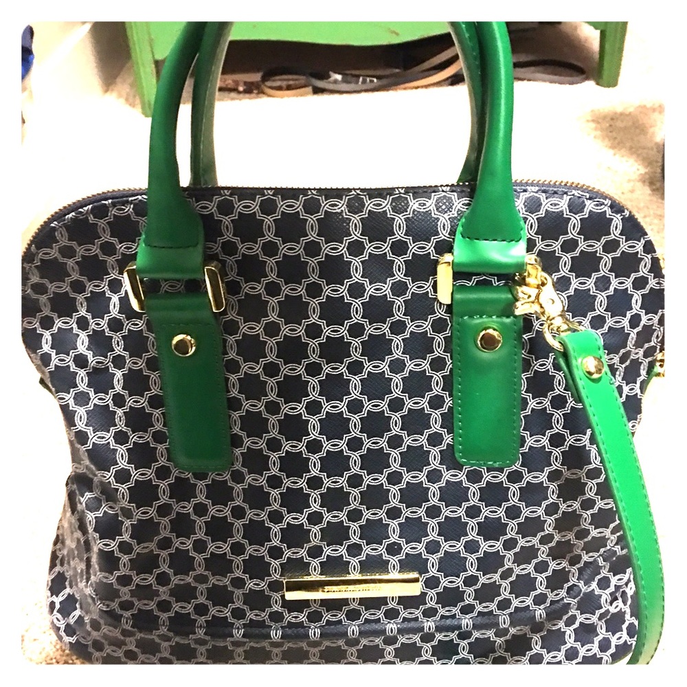Authentic Ivanka Trump purse - blue and green