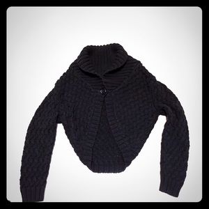Express size Med black collard sweater! Worn one!