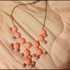 Pink and gold bubble neckalace!