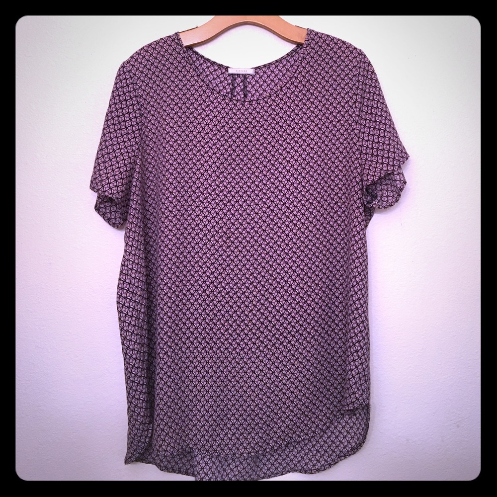 Silk like work blouse