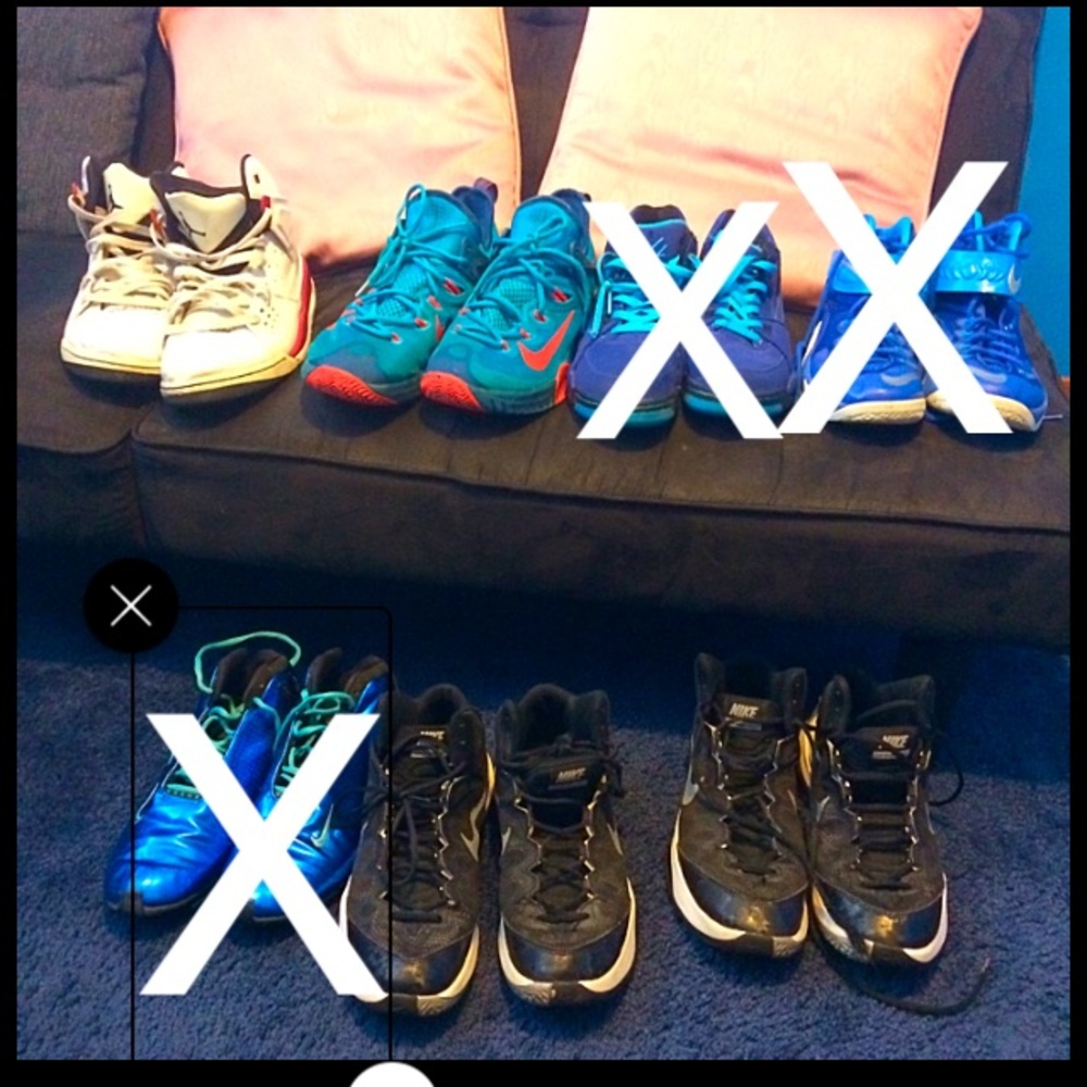 4 size 11 Nike and Jordan shoes