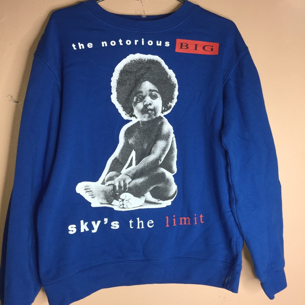 Biggie Sweatshirt Notorious B.I.G Sky's The Limit