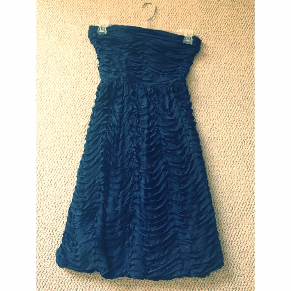 Zara navy blue dress