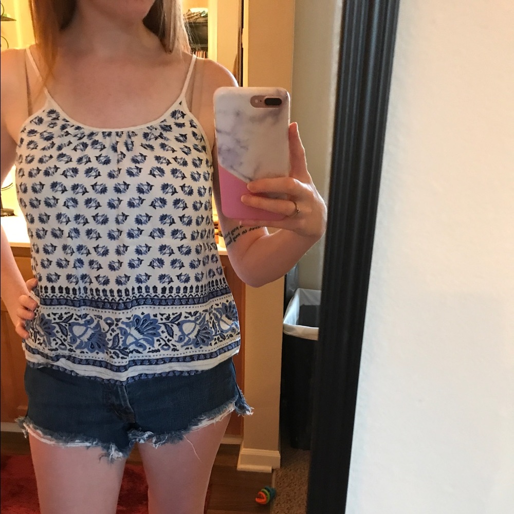 Patterned Tank Top