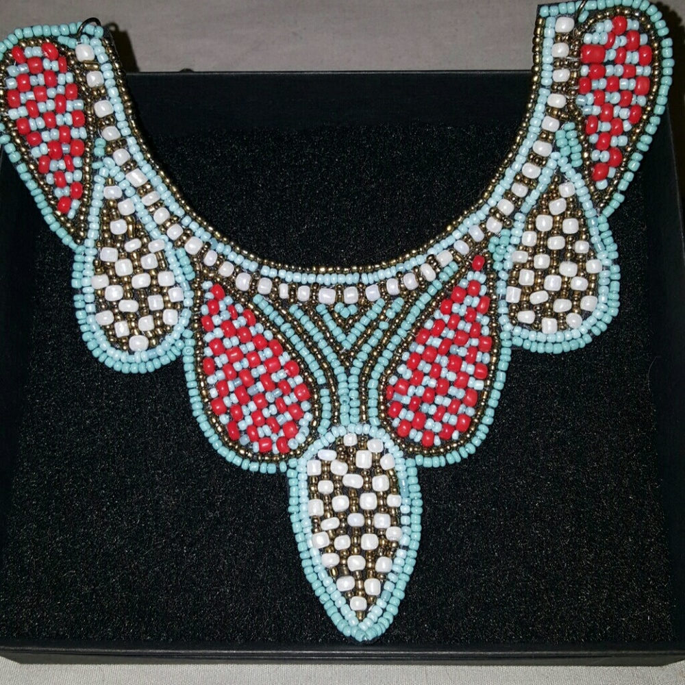 New tourquoise statement neacklace