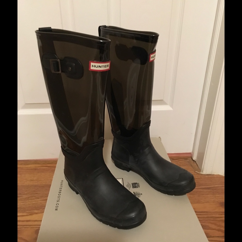 HUNTER Original Clear-Leg Welly Boot