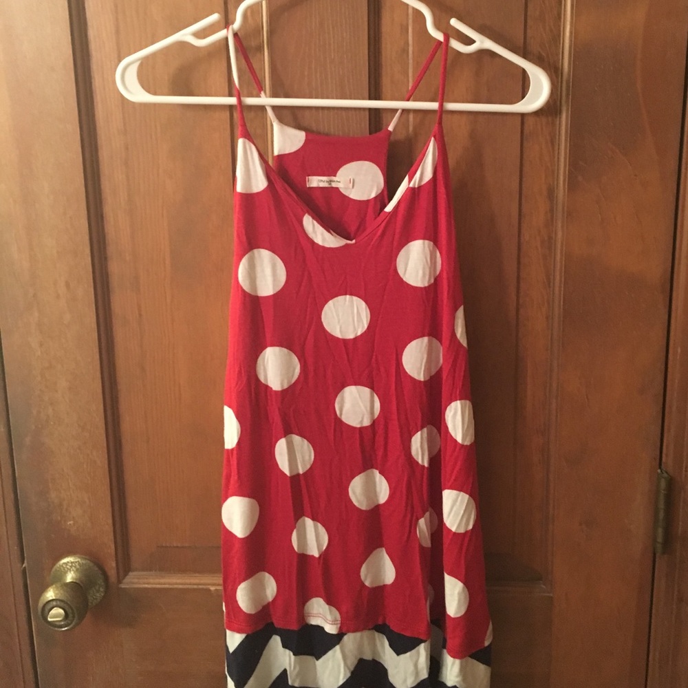 Cute red, white, & blue tank top!