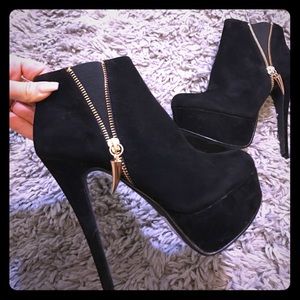 Platform Ankle Booties Heels