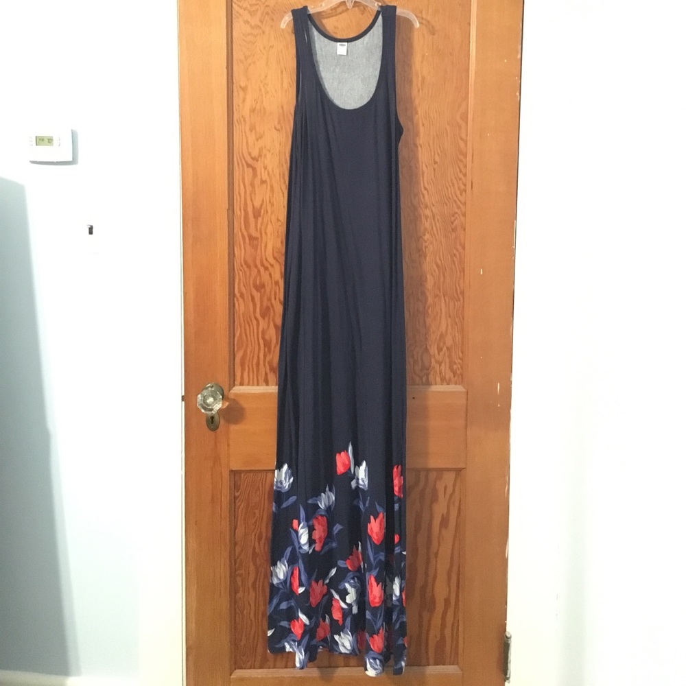 Old Navy Knit Floral Maxi Dress