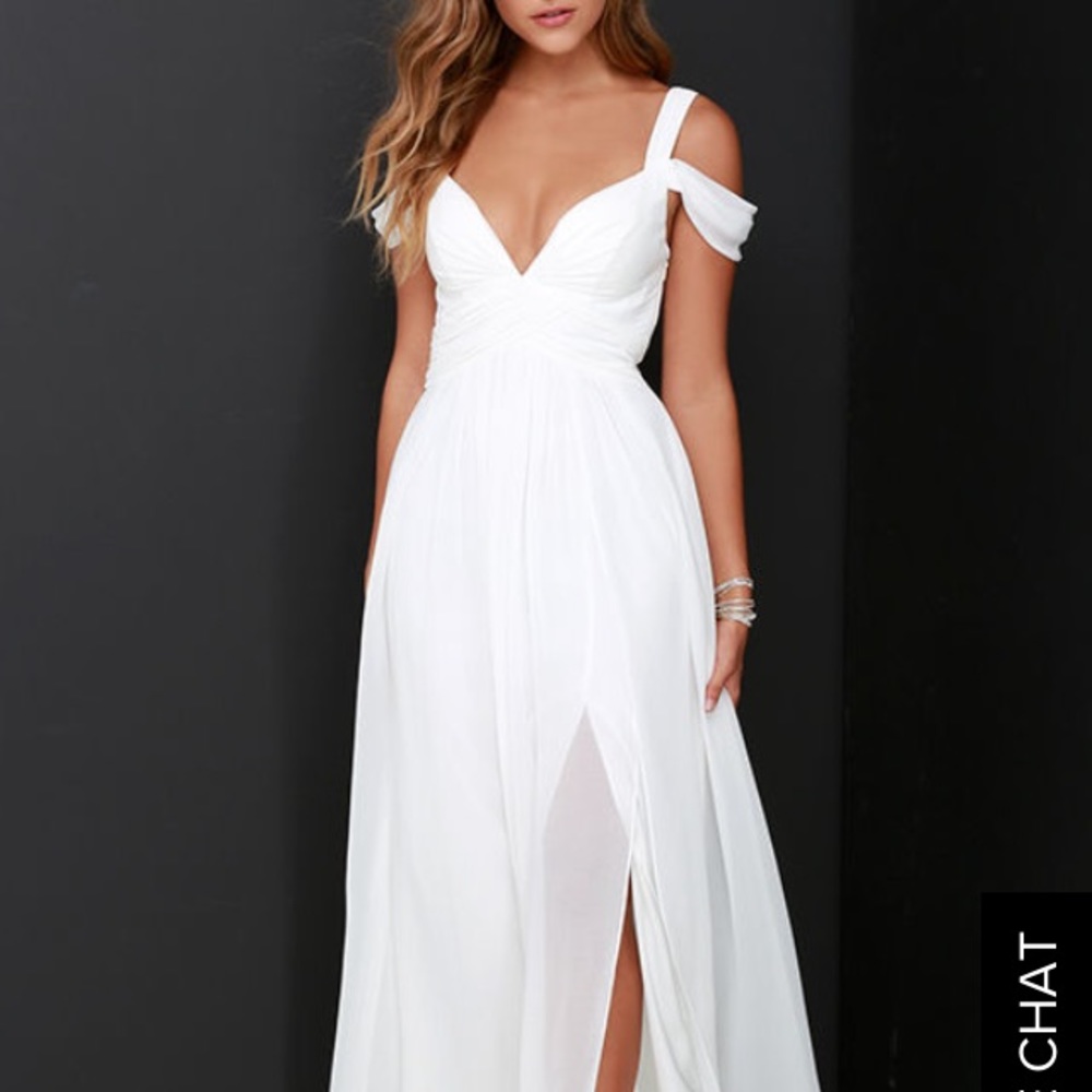 GORGEOUS LULU BIRANO OCEAN OF ELEGANCE MAXI DRESS