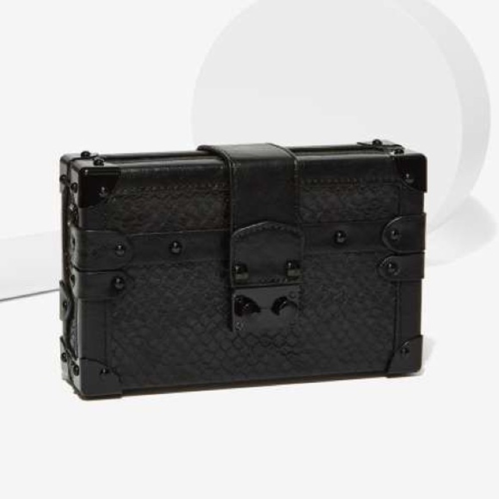 Croc on lock cross body bag