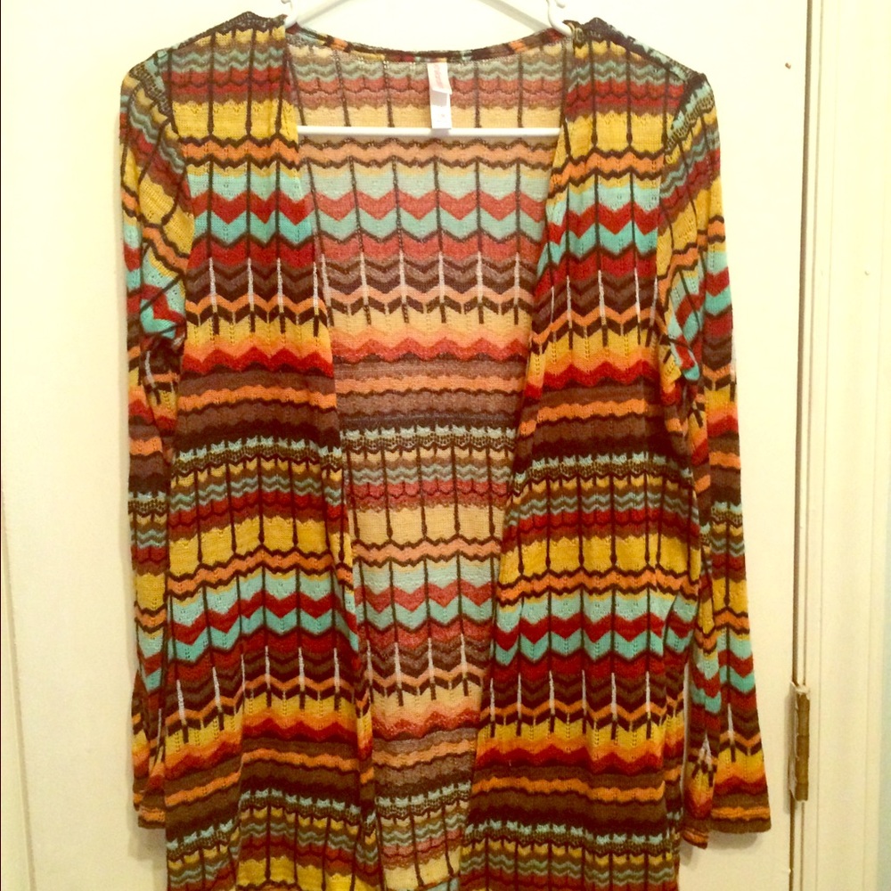 Multi-Colored Cardigan