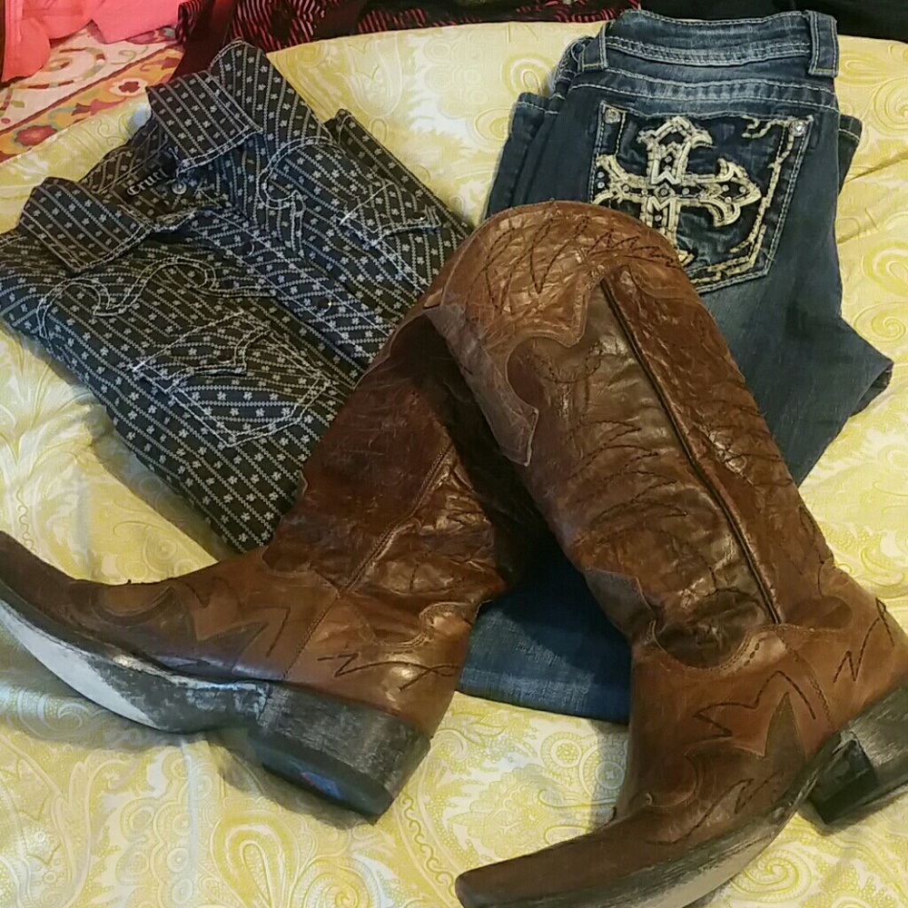 Old Gringo Paapi 13" Cowboy Western Boots w/Box