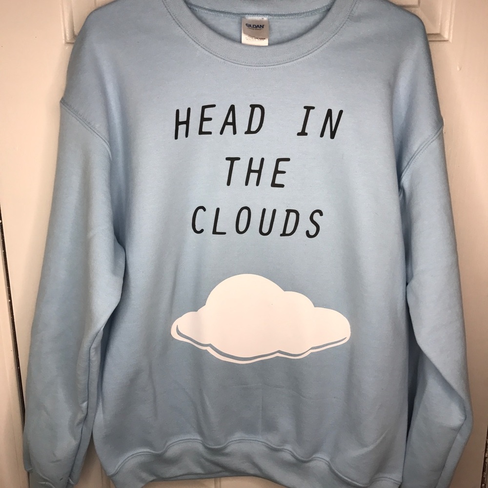 Ariana Grande Head in the Clouds Crewneck