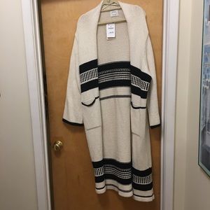 Zara Longline Duster Sweater