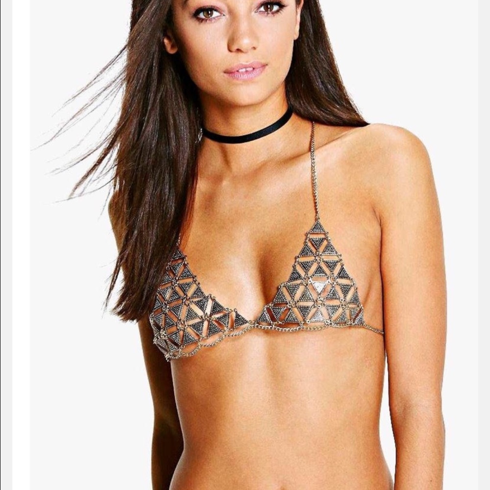 Gold Chain bralette