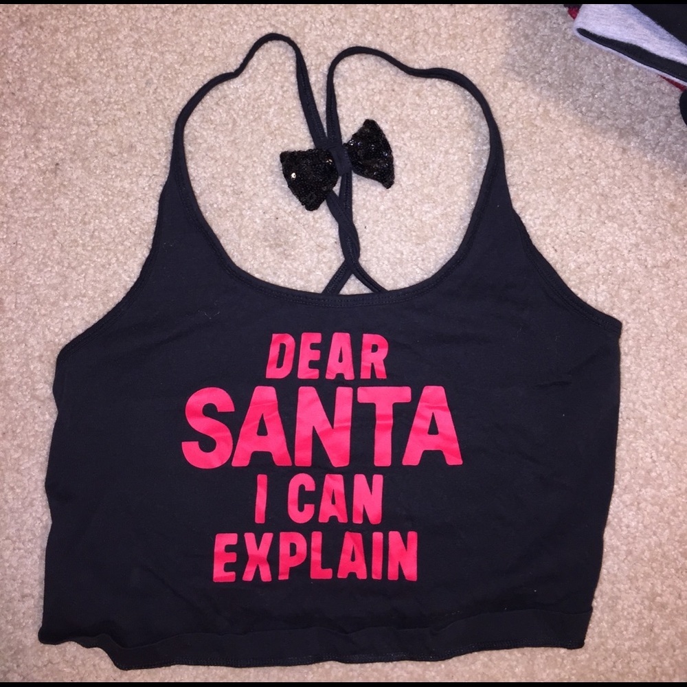 VICTORIAS SECRET CROP TANK TOP