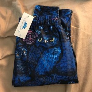 Owl Lotus Leggings