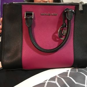 Black and pink MK bag