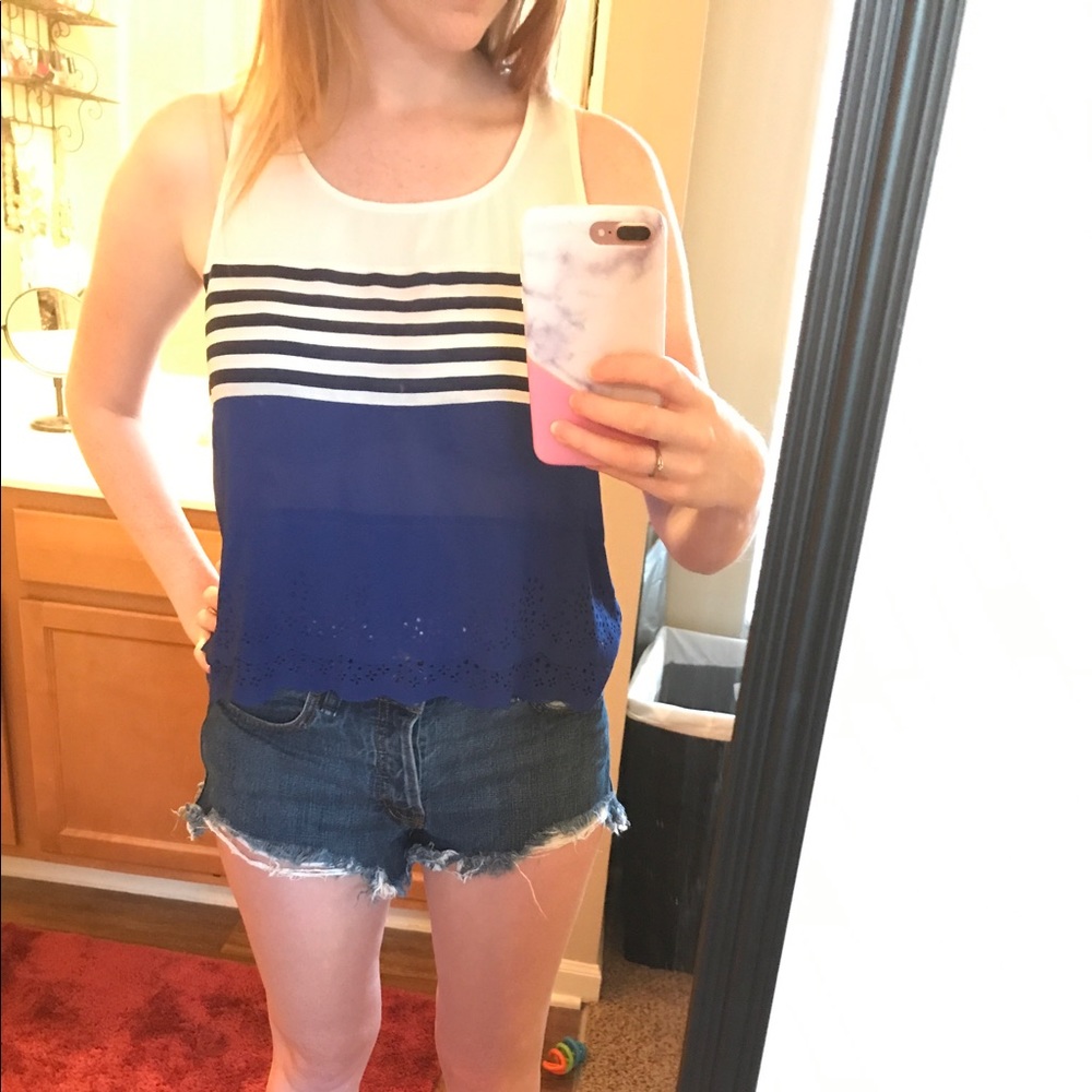 Open back Tank Top