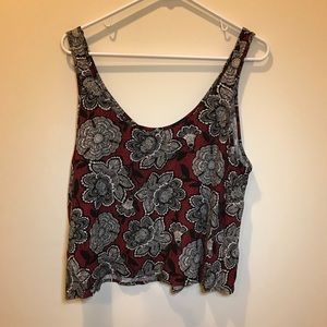 Forever 21 pattern crop top