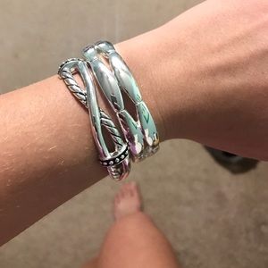 NWOT Silver Stretchy Bracelet