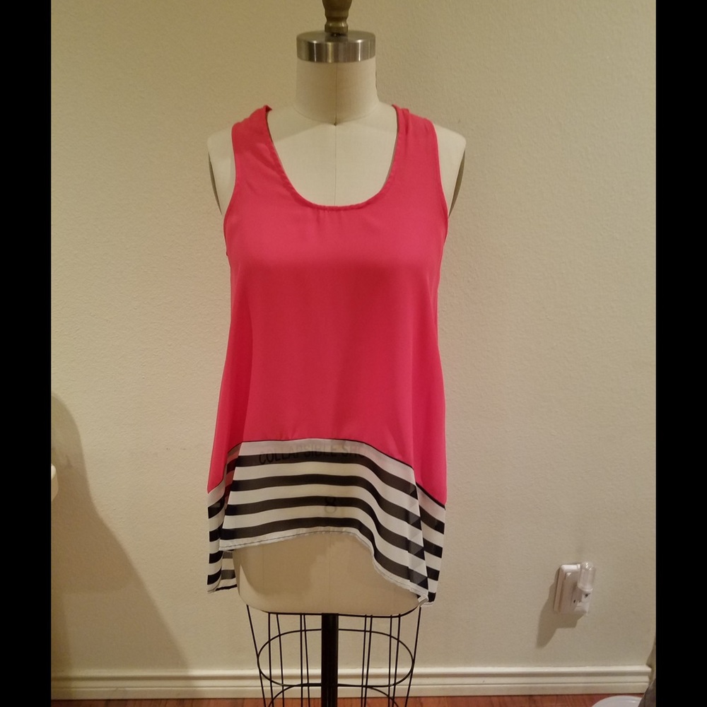 NWT Pink Sleeveless Top