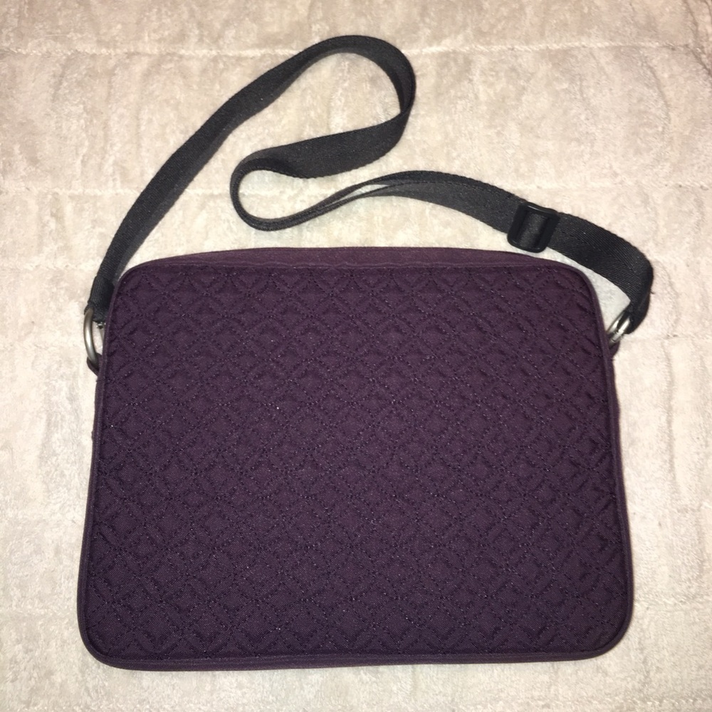 Dark purple iPad carry case
