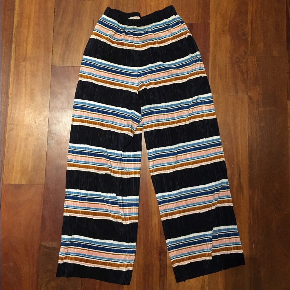 Top shop palazzo striped pants