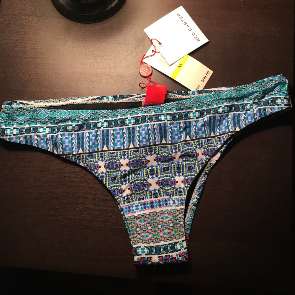 NWT Red Carter swimsuit bottoms size M