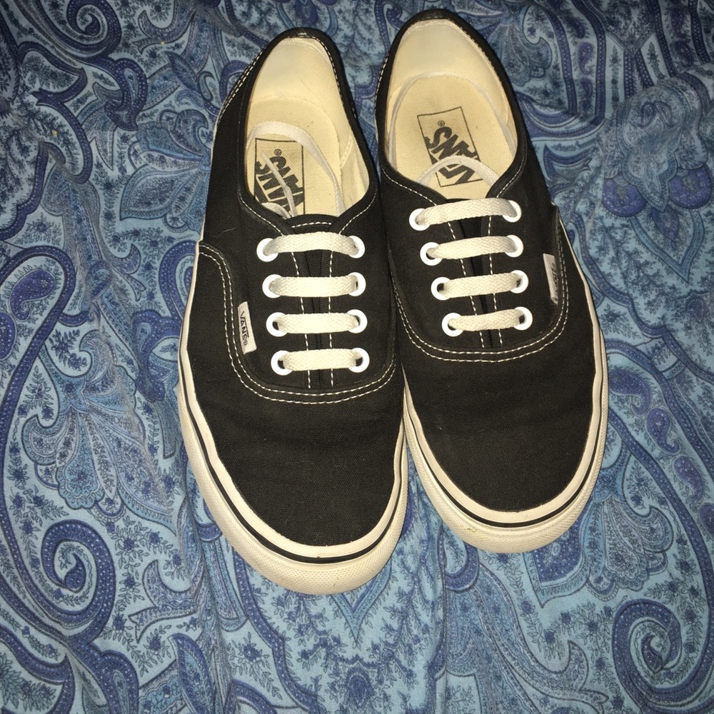 Black vans, great condition