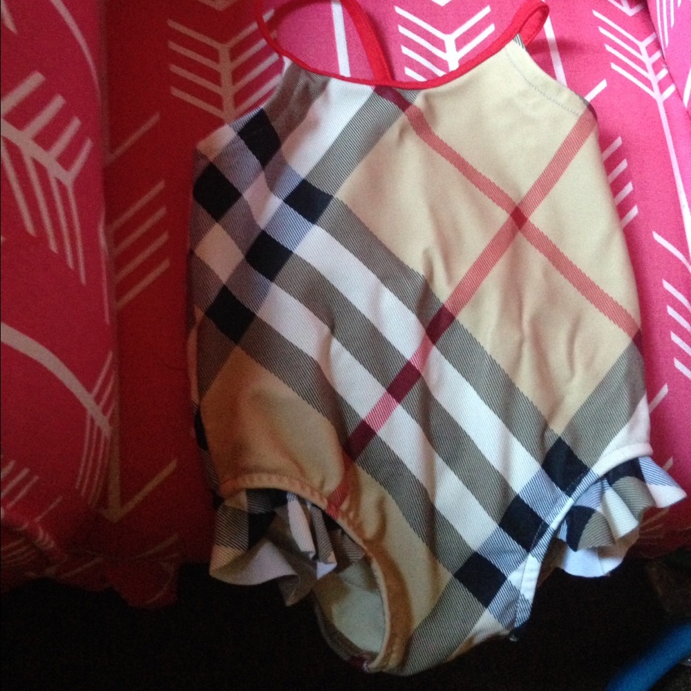 Baby girl 9mo Burberry swimsuit
