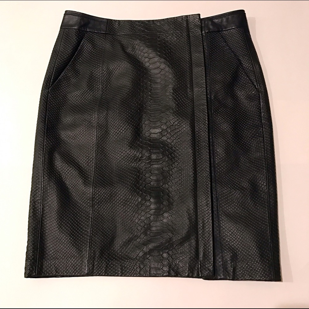 Vince Leather skirt