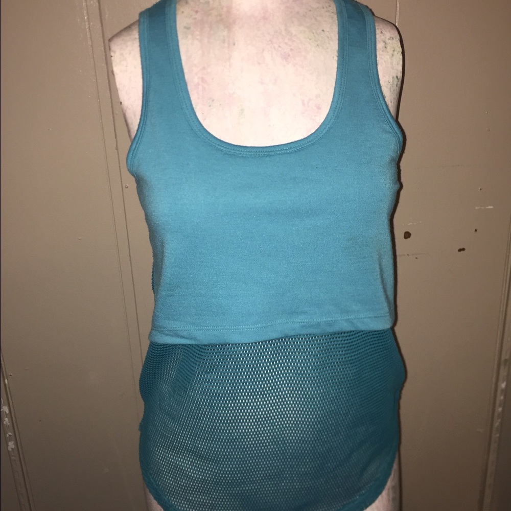 Blue tank top