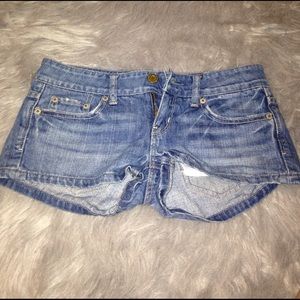 American eagle jean shorts.