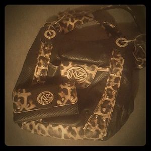 Kathy van Zeeland purse and matching wallet