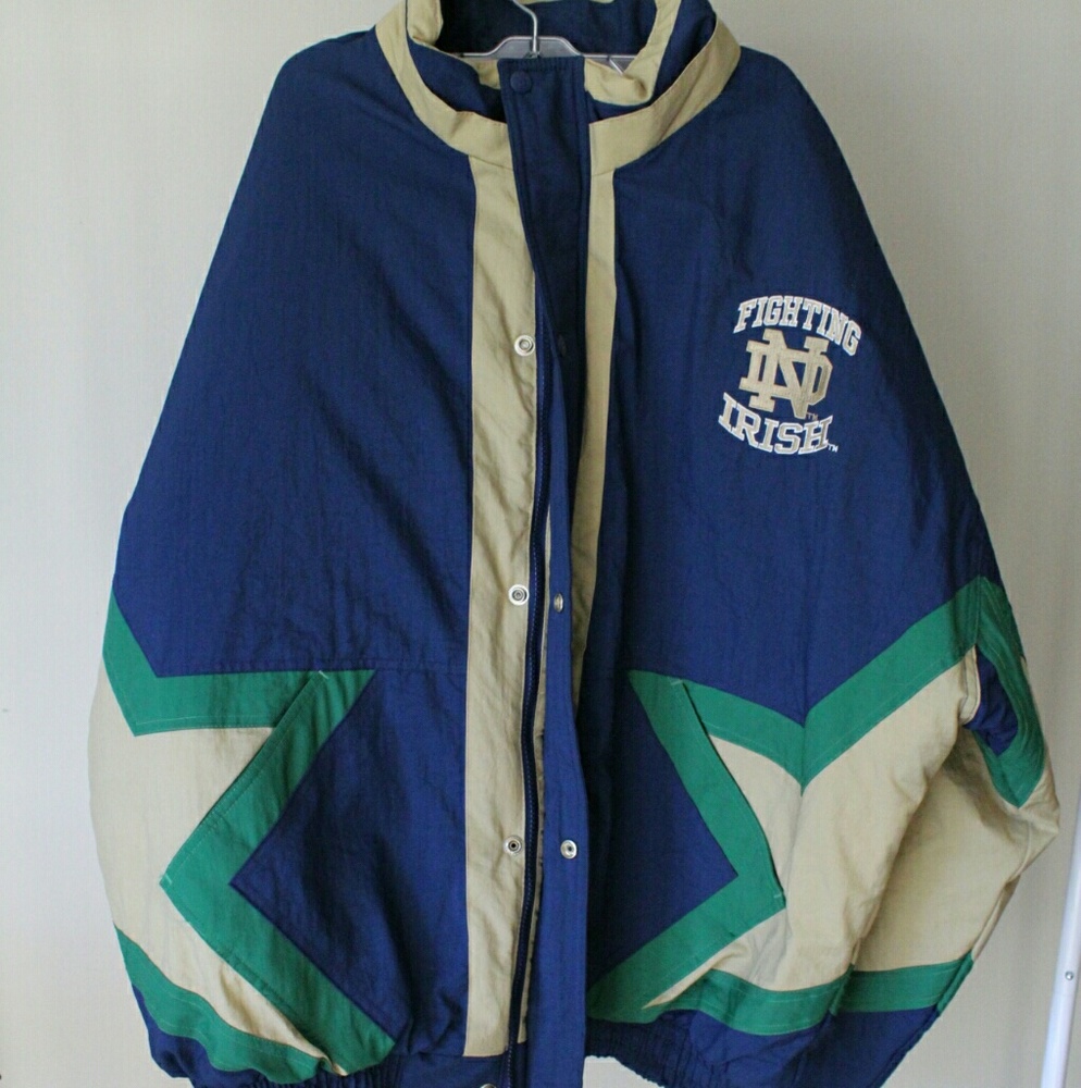 Notre Dame vintage starter jacket