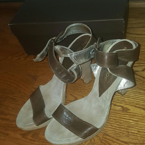 Francesco Morichetti ankle strap heels size 9 - Picture 3 of 6