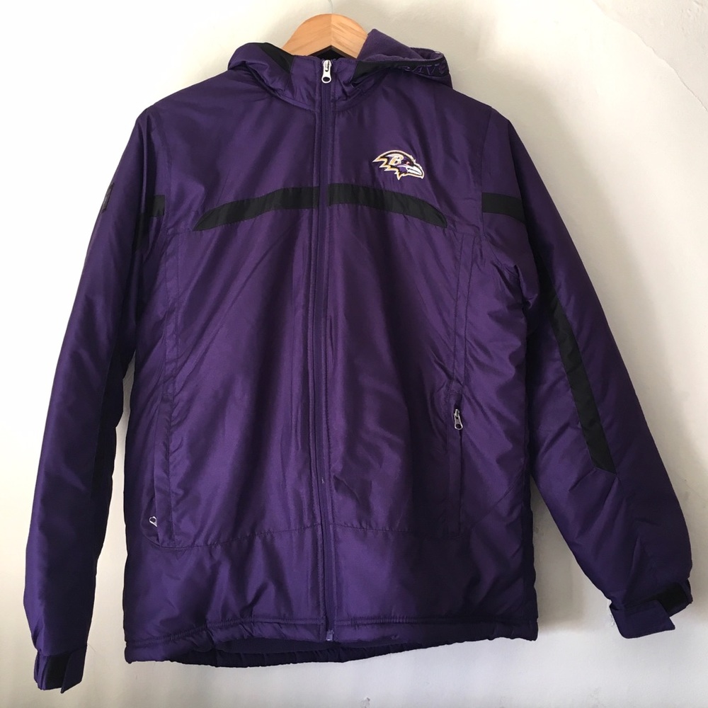 Baltimore Ravens Fleece Lined Puffer Jacket