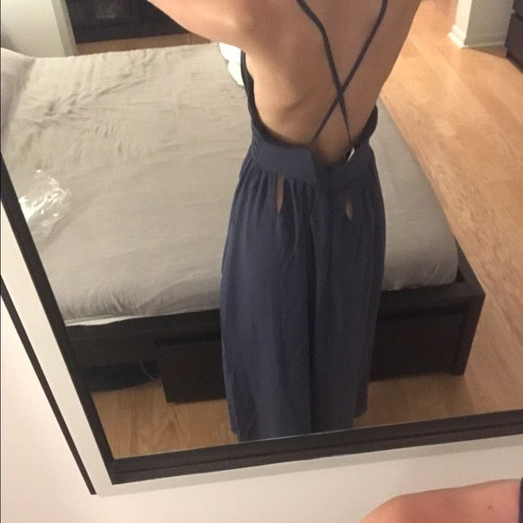 HOST PICK ❤️️ Sexy open navy backless maxi dress - Picture 4 of 4