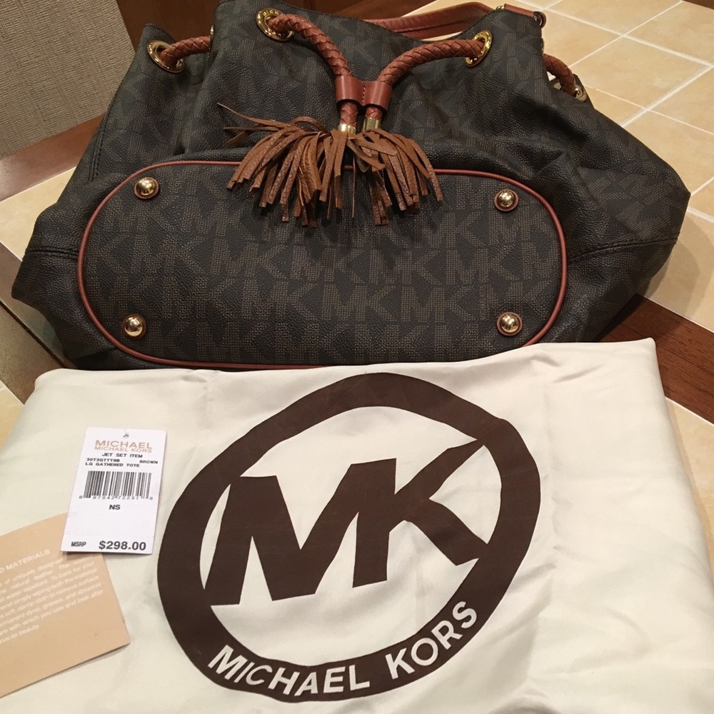 Michael Michael Kors large gathered tote