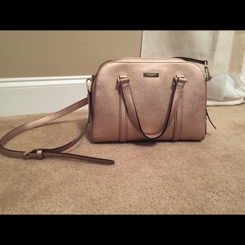 Rose Gold Kate Spade Purse! Great condition!